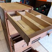 Antique trade furniture - oak filing cabinet - 1930s/40s