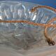 Old Degué Compiegne Chandelier Art Deco suspension white glass paste Numbered