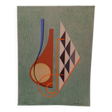 Lithograph by César Doméla (1900-1992), Composition, 1977, Abstract art