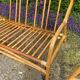 Salon vintage canapé et 2 fauteuils en rotin