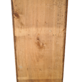 Artisanal wall display case in vintage wood