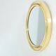 Round brass mirror by Sergio Mazza for Artemide 1960s