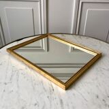 Gilded wooden mirror 50s