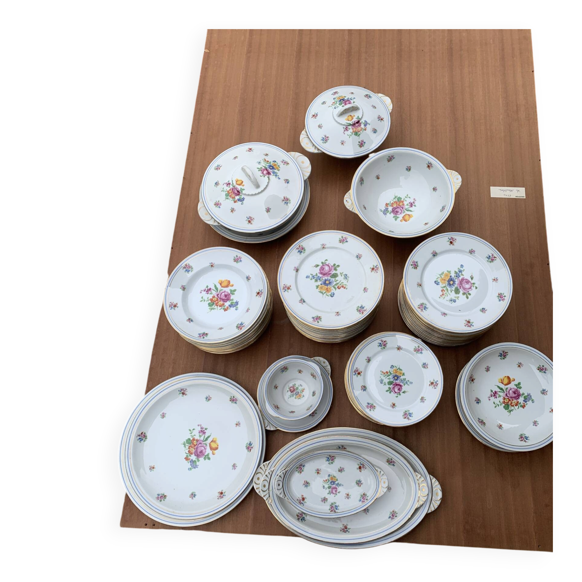 Service porcelaine limoges ancien