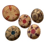 Set of woven Haoussa baskets