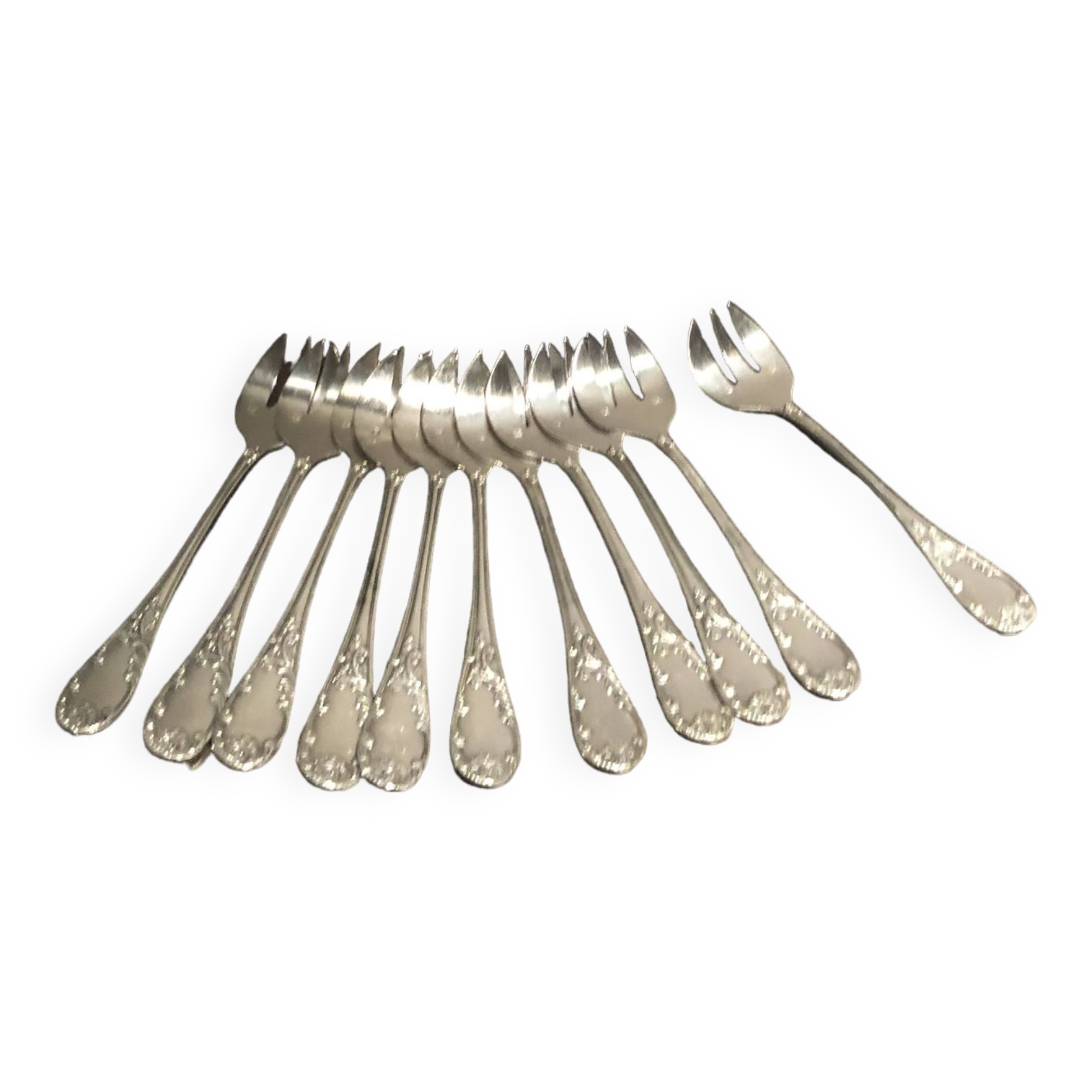 Fourchettes métal argenté