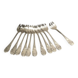 Fourchettes métal argenté