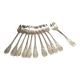 Silver metal forks