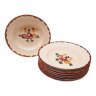 Set 9 assiettes creuses Longchamp