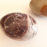 Alabaster cup and 3 eggs