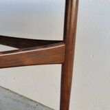 Scandinavian teak tripod coffee table 1960s