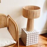 Cube - white/brown