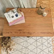 Table basse vintage rénovée