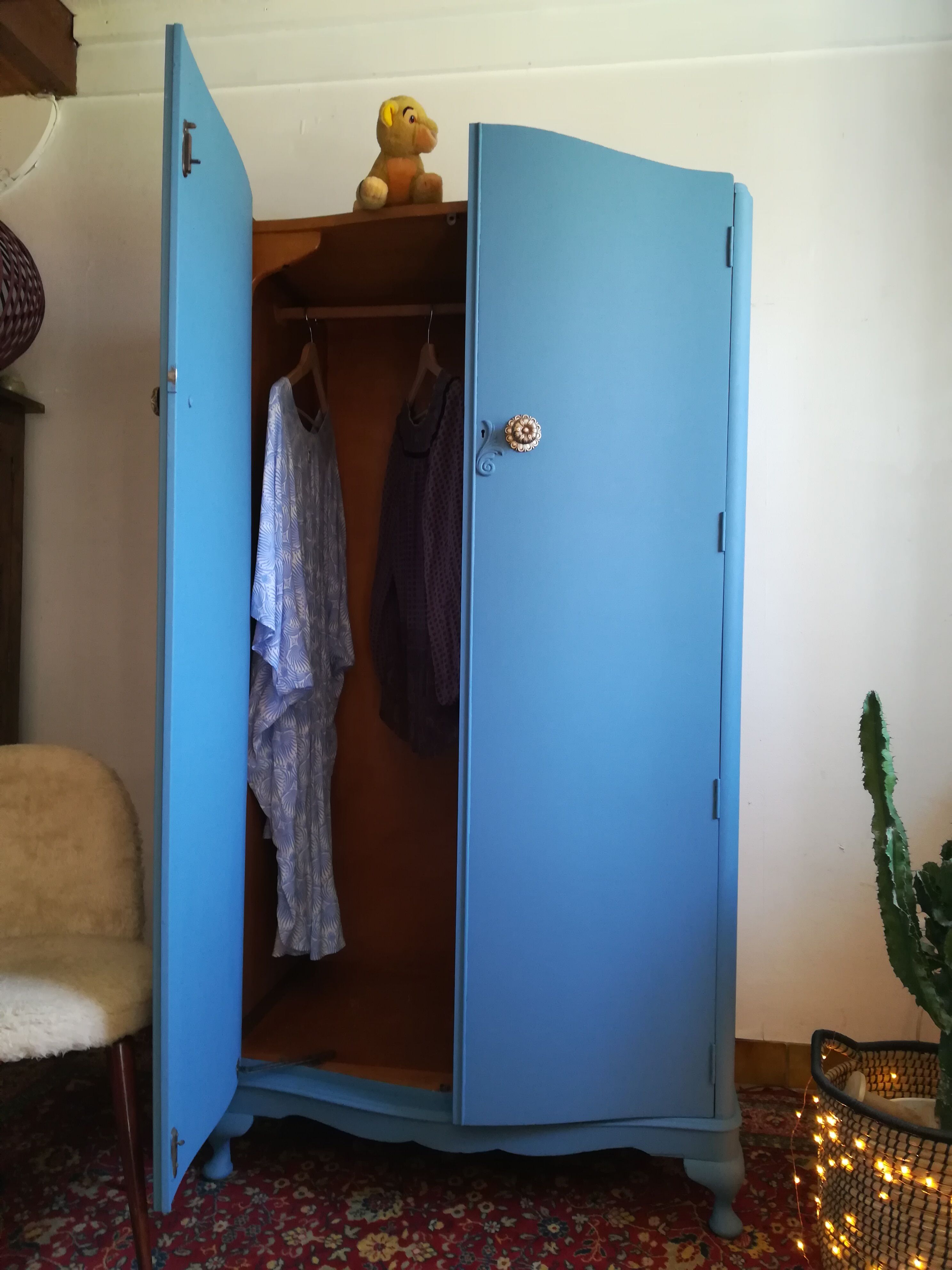 Armoire art deco relookee