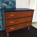 Chest of drawers teak of the 1960s