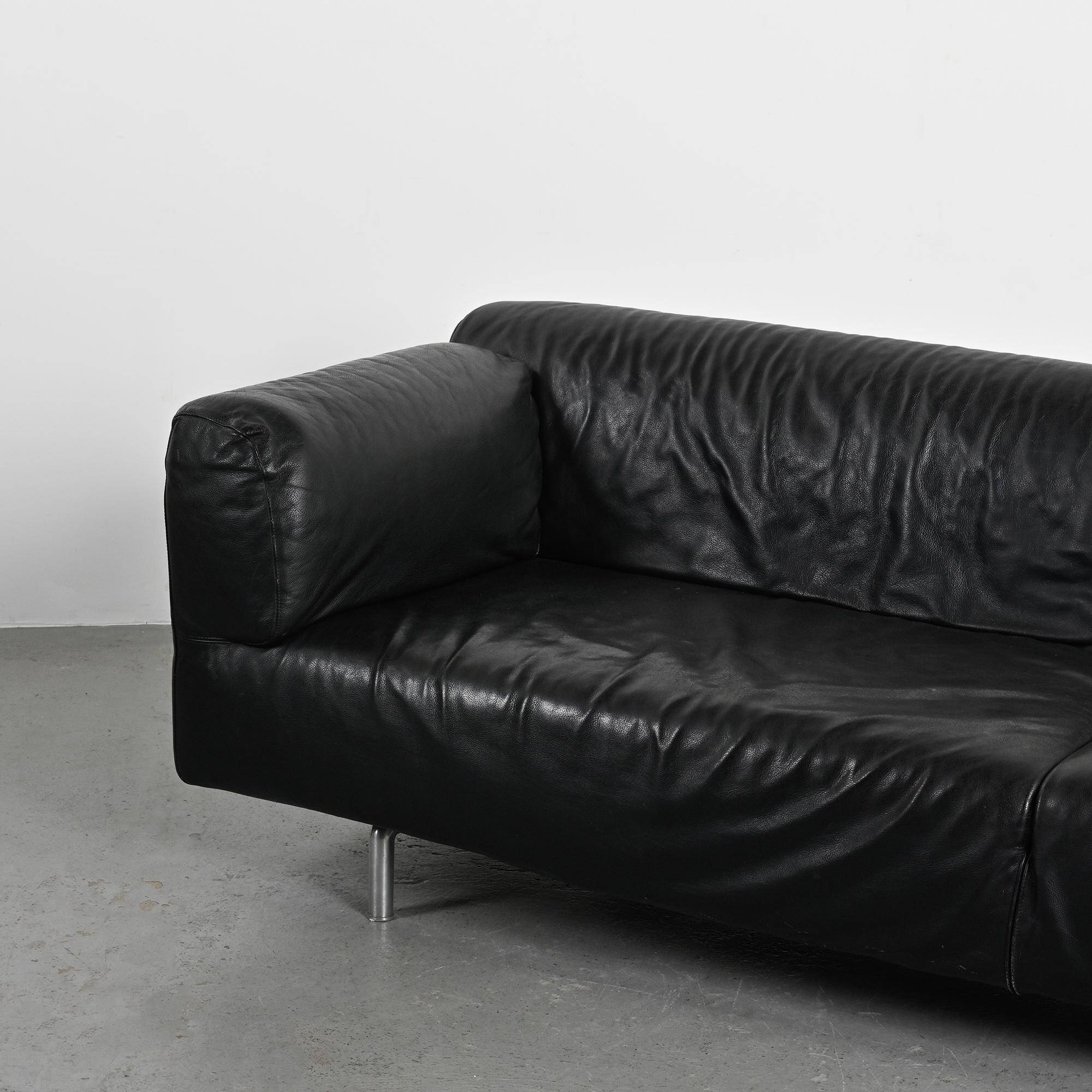 Three-seater sofa by Piero Lissoni, model Met, Cassina, circa 1996.