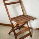 Antique folding chair
