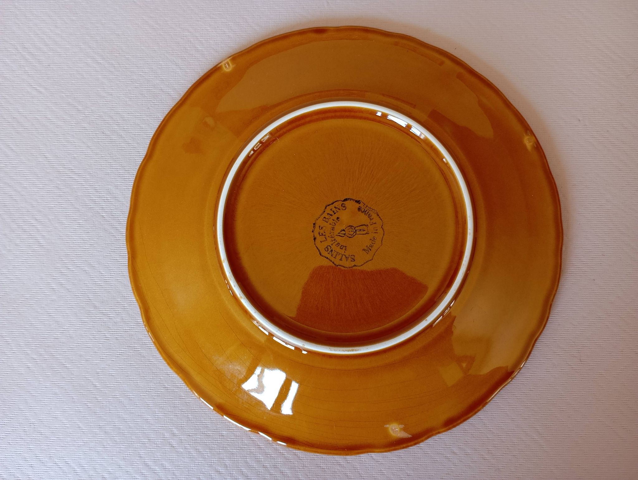 Cake service in slipware Salins les Bains