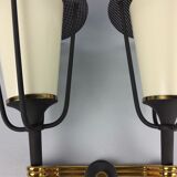 2 Appliques "torch" of Arlus 1950