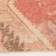 3x11 Faded Pink & Brown Vintage Ruuner, Turkish Wool Runner Rug, 91x328Cm