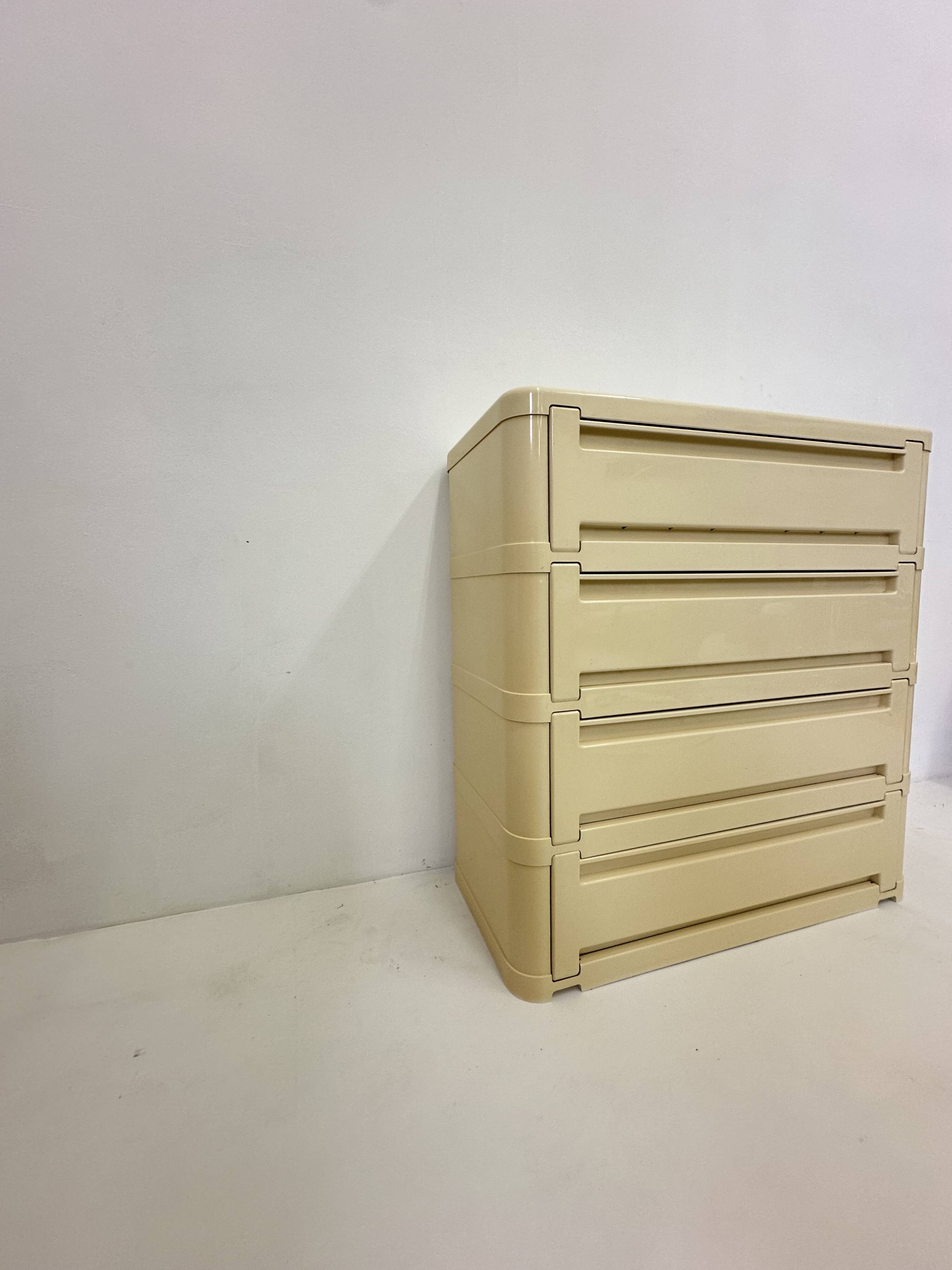 Olaf Von Bohr for Kartell Mod. 4963 Chest of Drawers, Italy 1970s