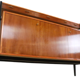 Vintage high sideboard two piece cabinet 'Korpela'