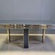 Vintage Italian chrome dining table, 1970s