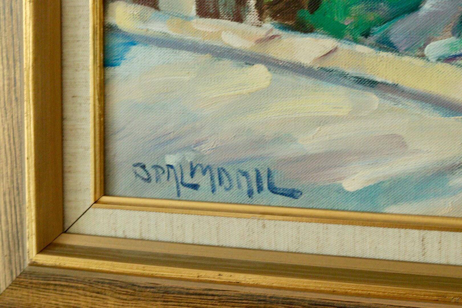 « Scène de village » de Bruno Palmdahl