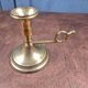 Vintage brass little cellar rat, candle holder with a lovely handle.
