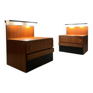 Paire tables chevets