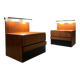 Paire de tables de chevets vintage