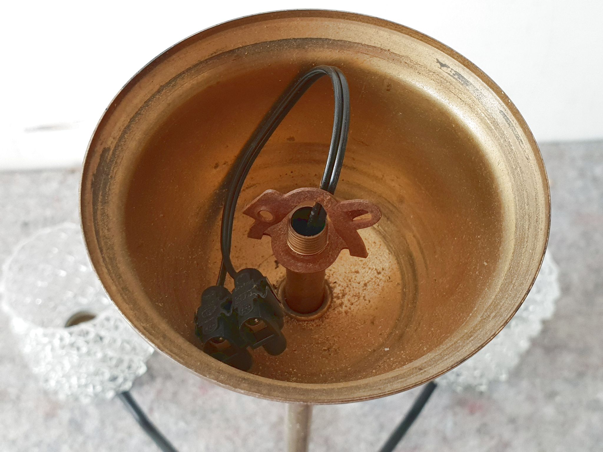 Scandinavian vintage chandelier 1960