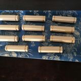 Wears pink beige ceramic knives Art Deco era