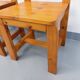 Paire de chaises vintage en pin des années 70 80