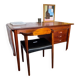 Chaise Jacob Hermann en cuir et palissandre