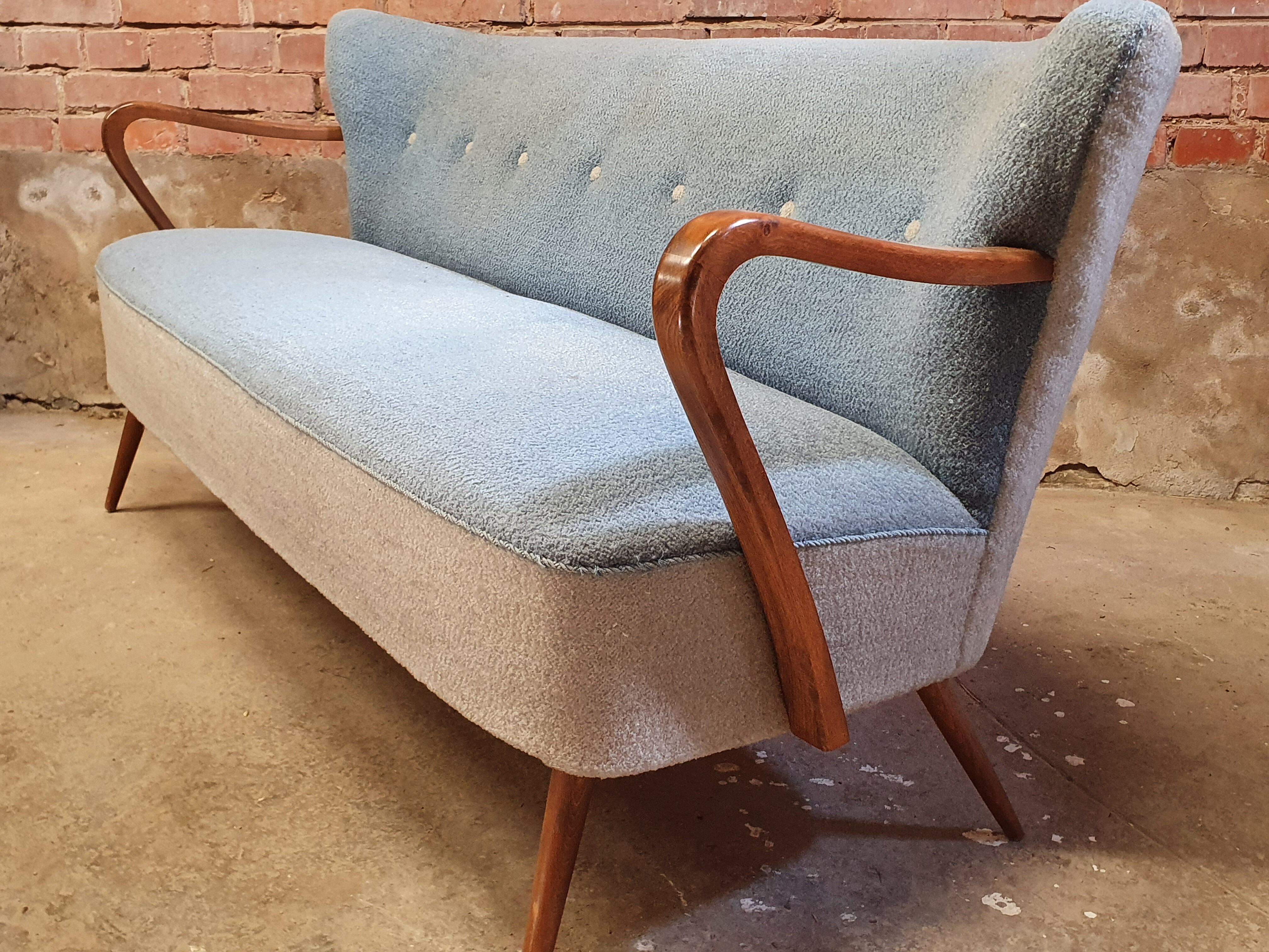 Cocktail set pair of armchair and its sofa 1960