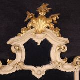 Great lacquered and gilded Louis XV style mirror from the 20th century