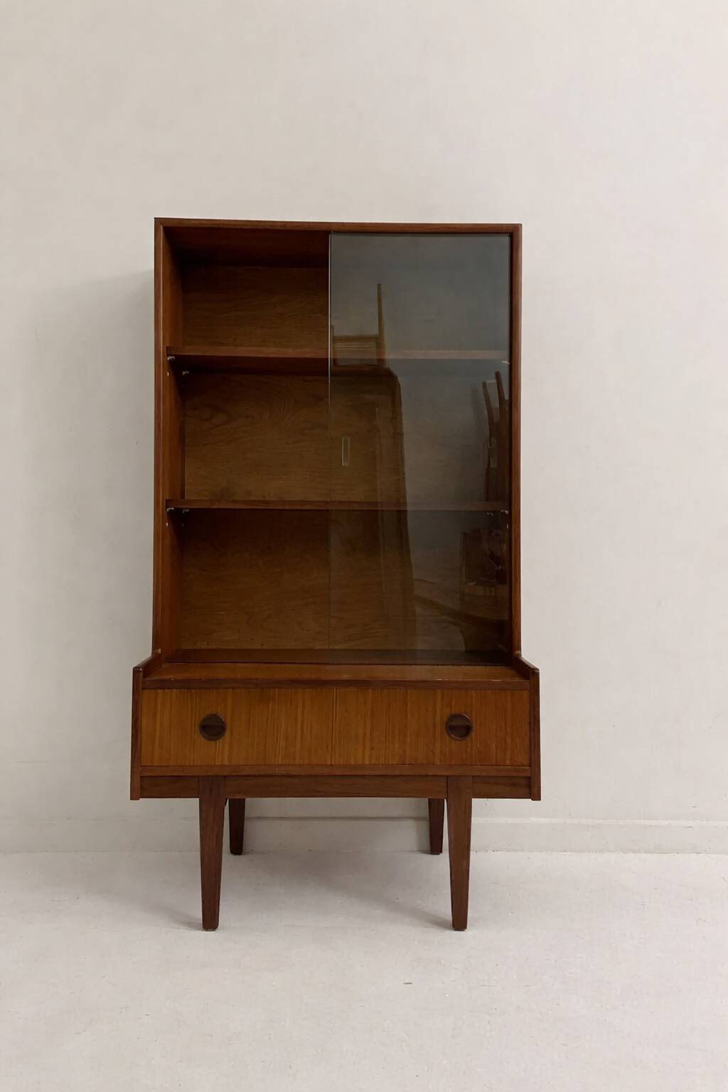 vintage glass library