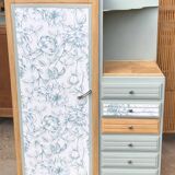 Vintage asymmetrical wardrobe