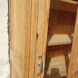 Parisian cabinet glazed raw wood