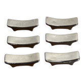 Silver ceramic knife rest