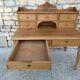 Old light oak desk
