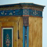 Antique German Hand Painted Cabinet, circa 1850