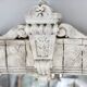 An antique decorative mirror. France 1950s.