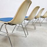 Vintage fiberglass DSX chairs Vitra Eames Herman Miller