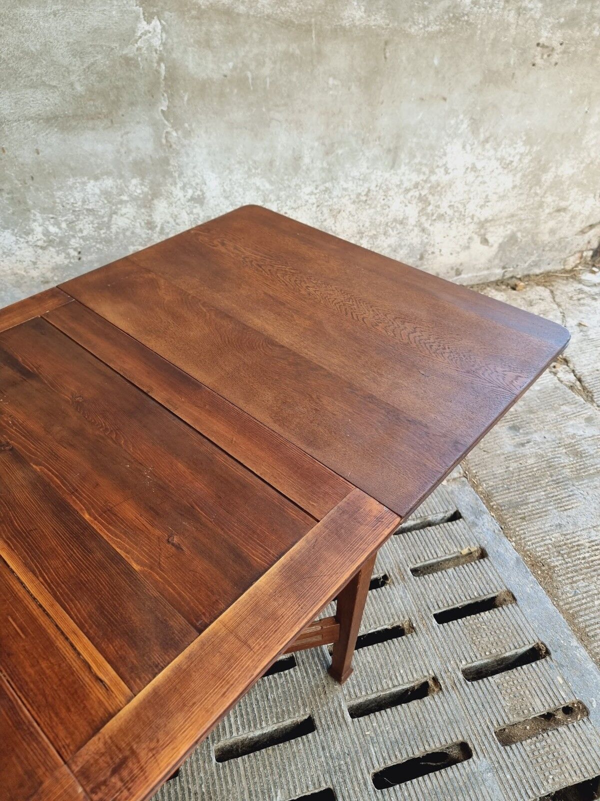 Antique extendable table dining table oak