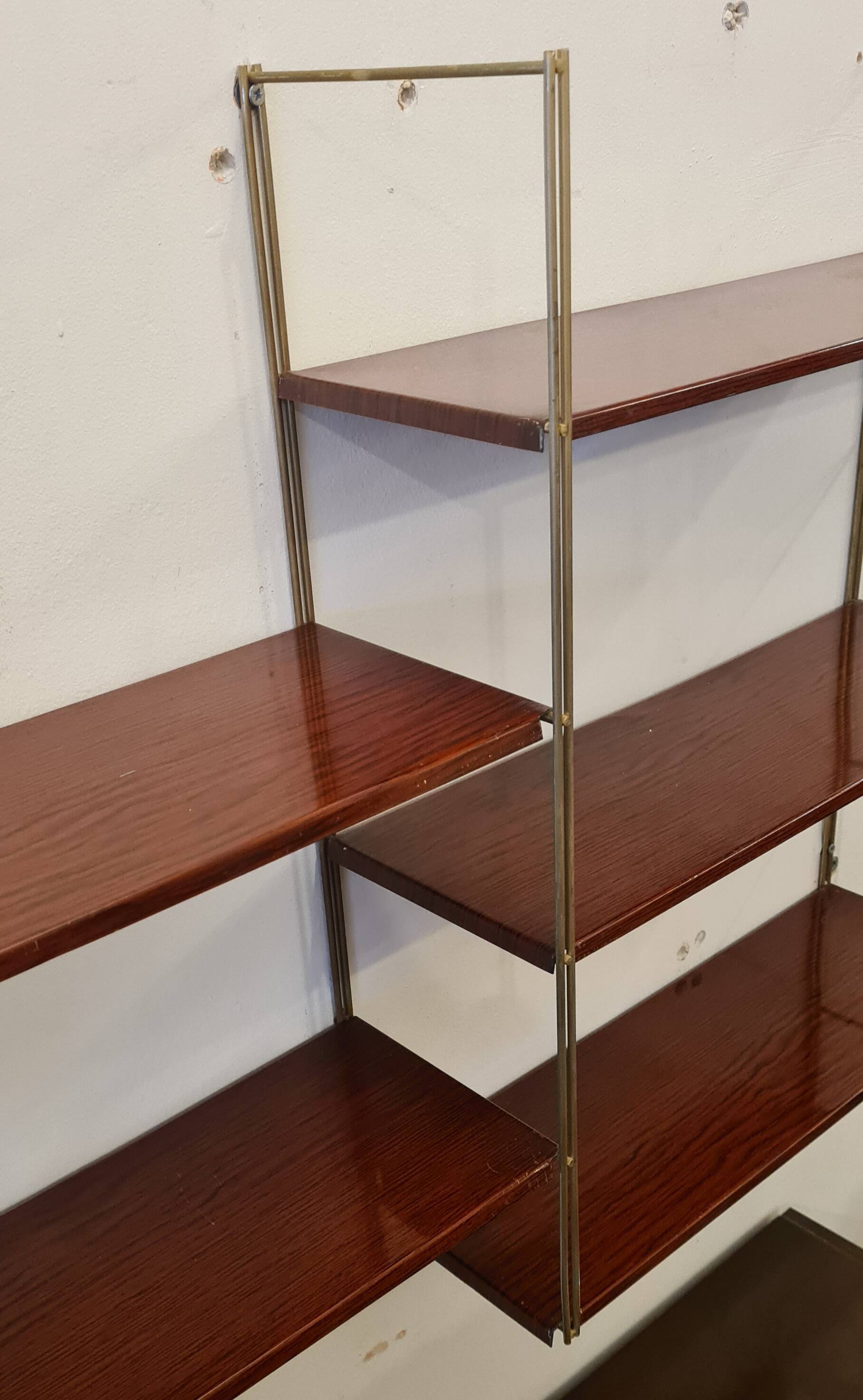 Vintage metal string shelves 5 shelves