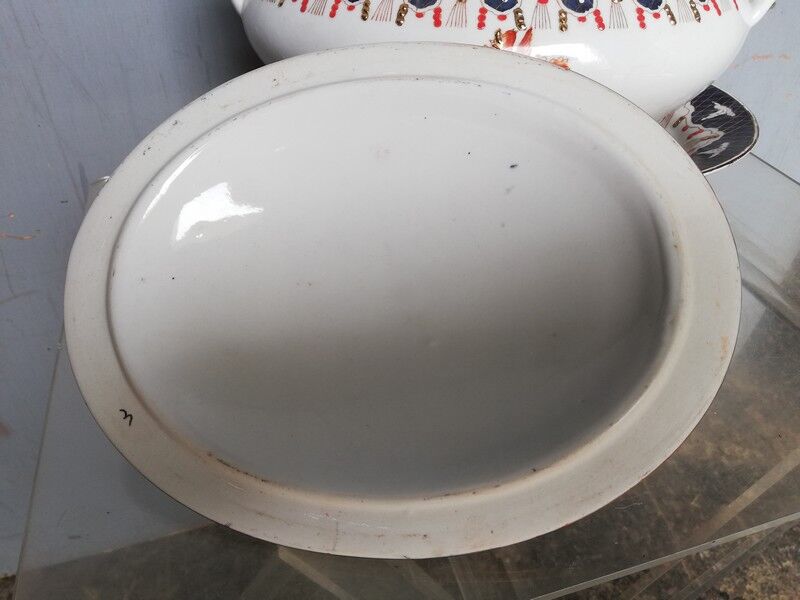 China East India Company + mark - soupiere + 19th dish