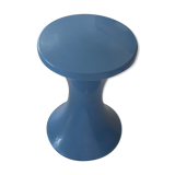 Tabouret tamtam bleu stamp
