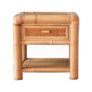 Table de chevet en bambou